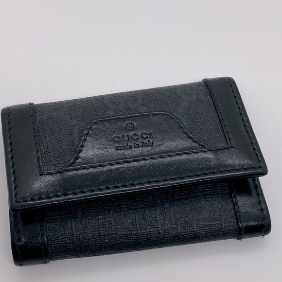 🕺GUCCI GG Supreme 6 Key Holder Case Pouch - Picture 1 of 10